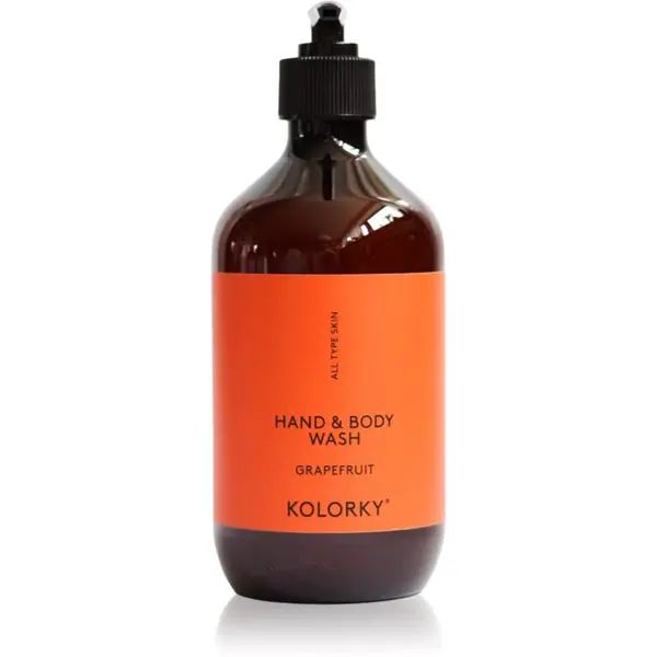 Kolorky Kolorky Hand & Body Wash почистващ гел за ръце и тяло Grapefruit 490 мл.