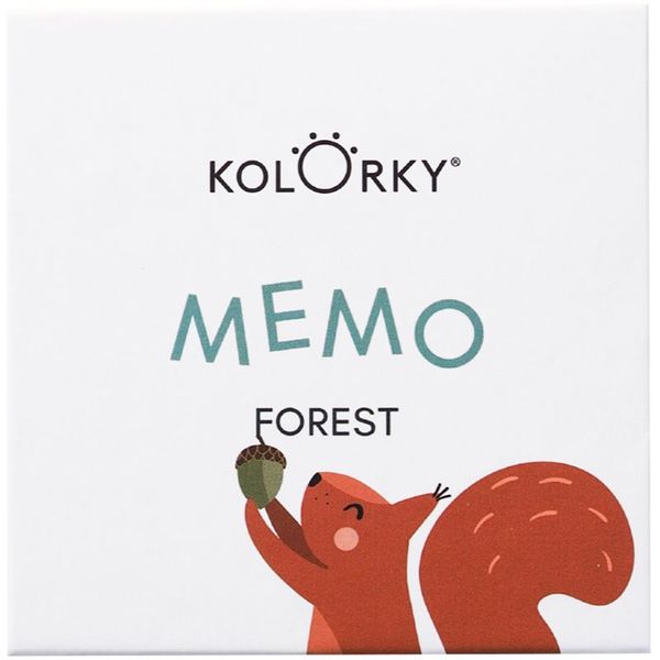 Kolorky Kolorky Memo Game Forest Съвпадение на картината 20 бр.