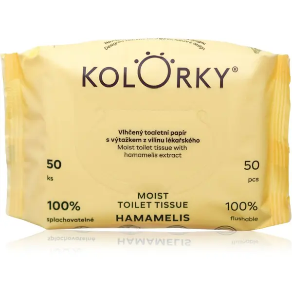 Kolorky Kolorky Moist Toilet Tissue Hamamelis влажна тоалетна хартия 50 бр.
