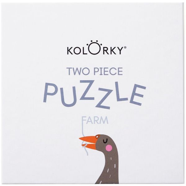 Kolorky Kolorky Puzzle Two Piece Farm пъзел 10 бр.