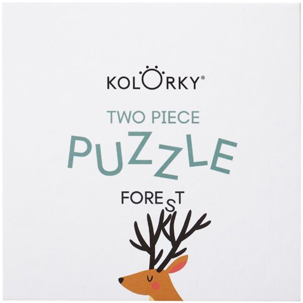 Kolorky Kolorky Puzzle Two Piece Forest пъзел 10 бр.