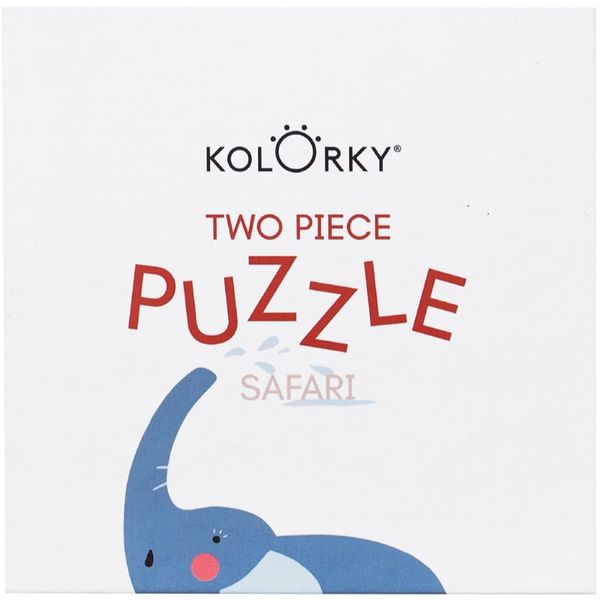 Kolorky Kolorky Puzzle Two Piece Safari пъзел 10 бр.
