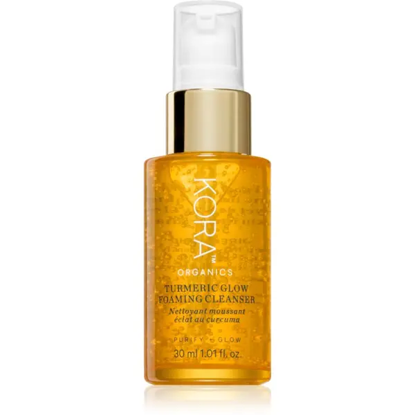 Kora Organics KORA Organics Turmeric Glow Foaming Cleanser почистваща пяна за лице 30 мл.