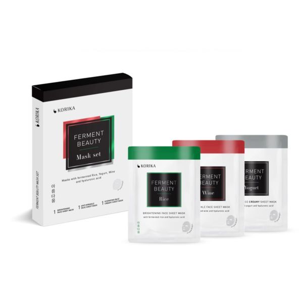 KORIKA KORIKA FermentBeauty Mask Set комплект маски за лице