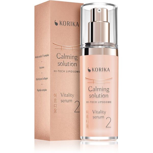 KORIKA KORIKA HI-TECH LIPOSOME Calming solution Vitality serum успокояващ серум 30 мл.