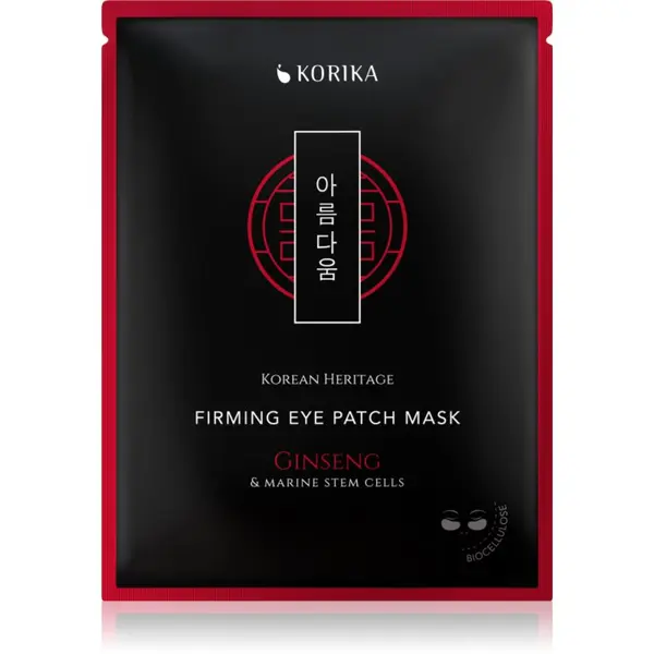 KORIKA KORIKA Korean Heritage Ginseng & Marine Stem Cells Firming Eye Patch Mask стягаща маска за околоочната област 2 бр.