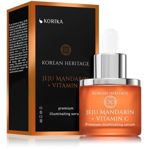 KORIKA KORIKA Korean Heritage Jeju Mandarin + Vitamin C Premium Illuminating Serum серум за лице (озаряващ) с витамин С 30 мл.