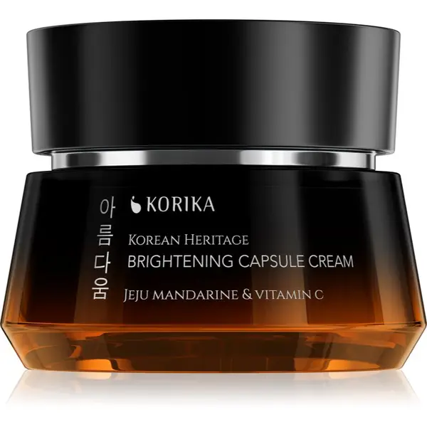 KORIKA KORIKA Korean Heritage Jeju Mandarine & Vitamin C Brightening Capsule Cream озаряващ крем с витамин С 50 мл.