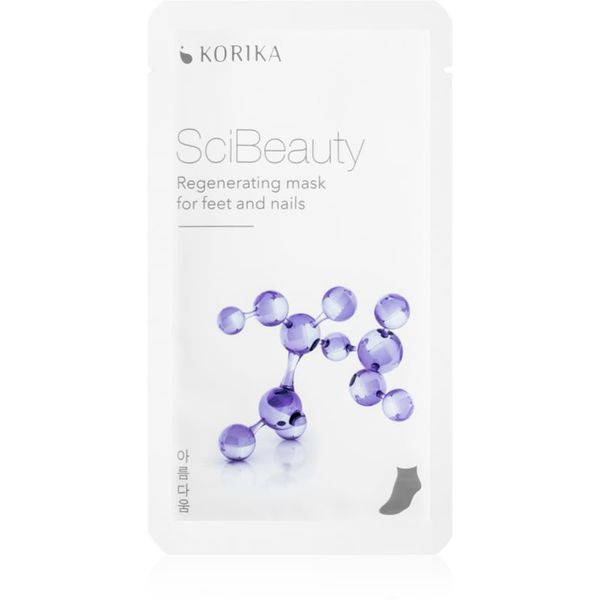 KORIKA KORIKA SciBeauty Regenerating Mask for Feet and Nails регенерираща маска за крака и нокти 2x15 гр.