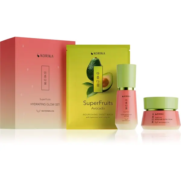 KORIKA KORIKA SuperFruits Hydrating Glow set 3 pcs подаръчен комплект за интензивна хидратация
