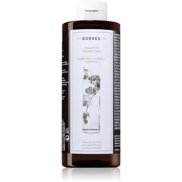 Korres Korres Aloe & Dittany деликатен шампоан за ежедневна употреба 400 мл.