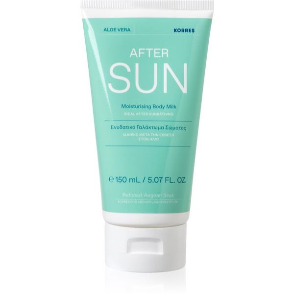 Korres Korres Aloe Vera хидратиращо мляко за тяло след слънчеви бани 150 мл.