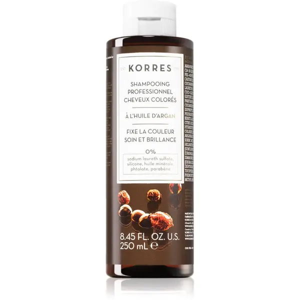 Korres Korres Argan Oil почистващ шампоан за боядисана коса 250 мл.