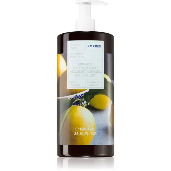 Korres Korres Basil Lemon освежаващ душ гел 1000 мл.