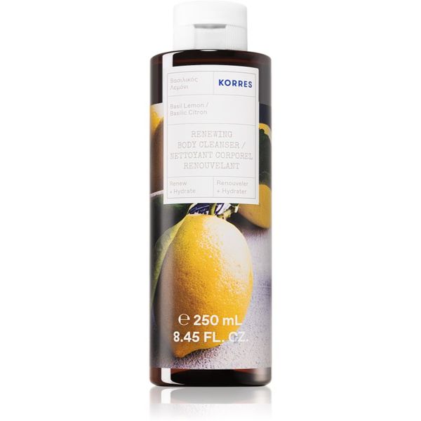 Korres Korres Basil Lemon освежаващ душ гел 250 мл.