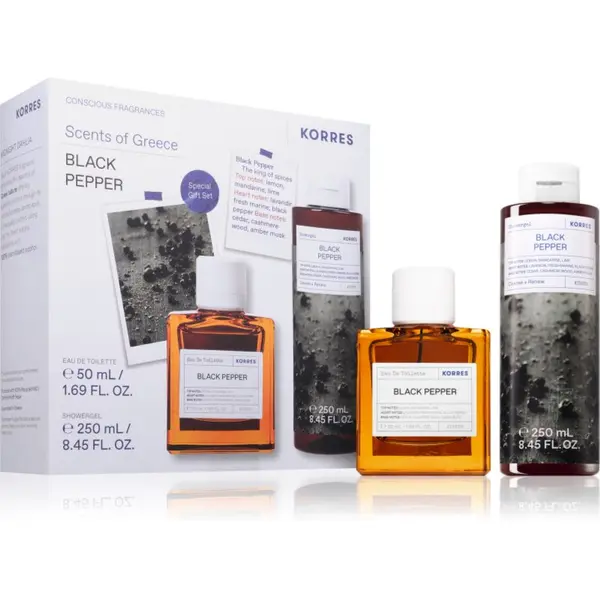 Korres Korres Black Pepper подаръчен комплект за мъже