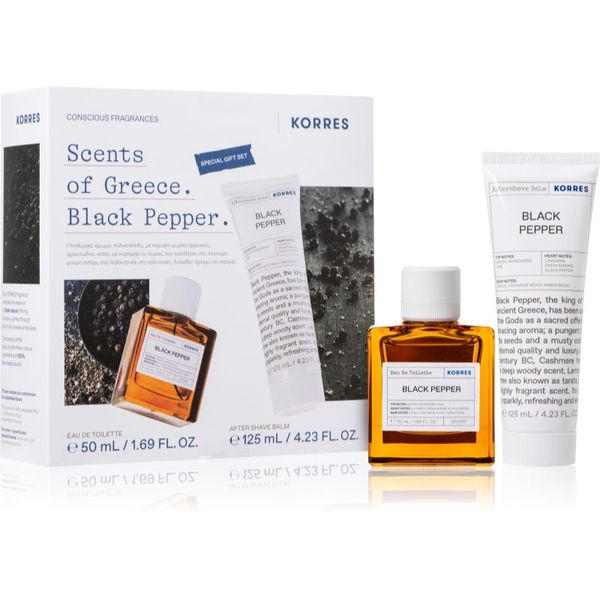 Korres Korres Black Pepper подаръчен комплект за мъже