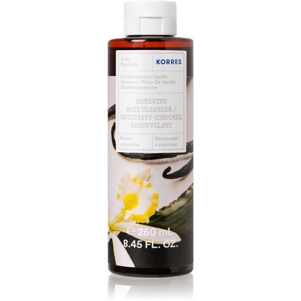 Korres Korres Mediterranean Vanilla Blossom енергизиращ душ-гел 250 мл.