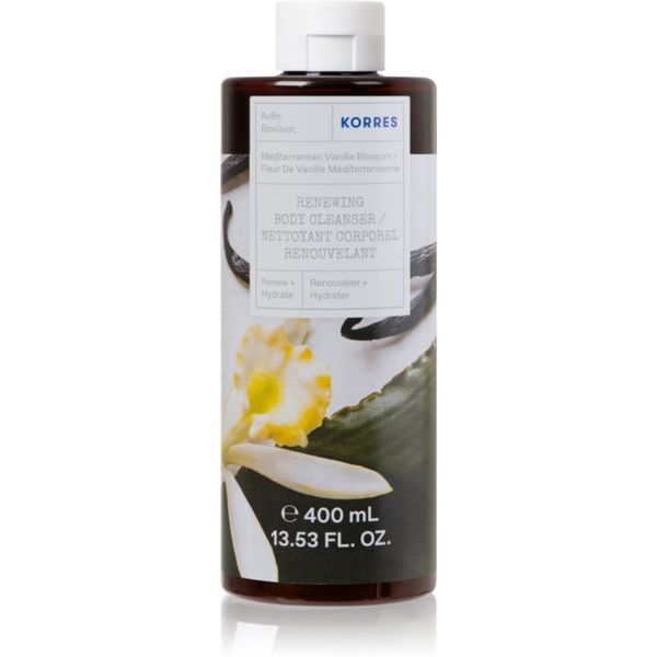 Korres Korres Mediterranean Vanilla Blossom енергизиращ душ-гел 400 мл.