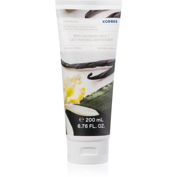 Korres Korres Mediterranean Vanilla Blossom хидратиращо мляко за тяло с бадемово масло 200 мл.