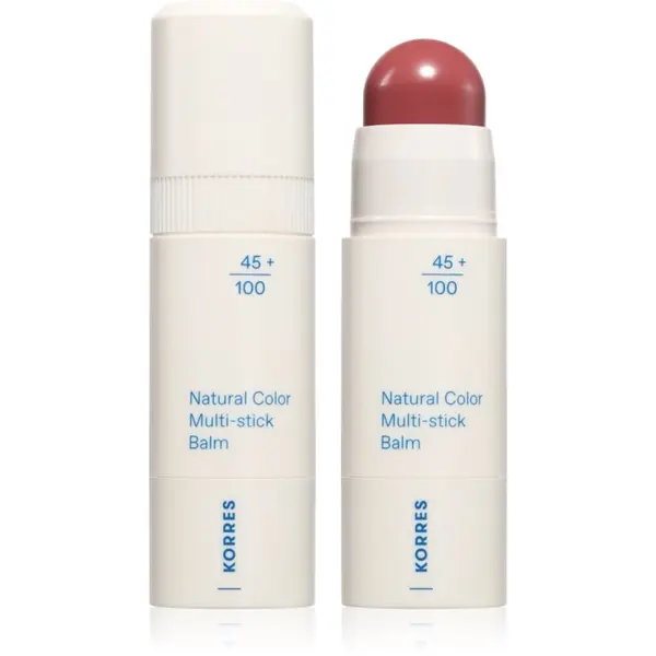 Korres Korres Natural Color Multi-Stick Balm мултифункционален грим за устни и скули цвят Vintage Rose 4.5 гр.