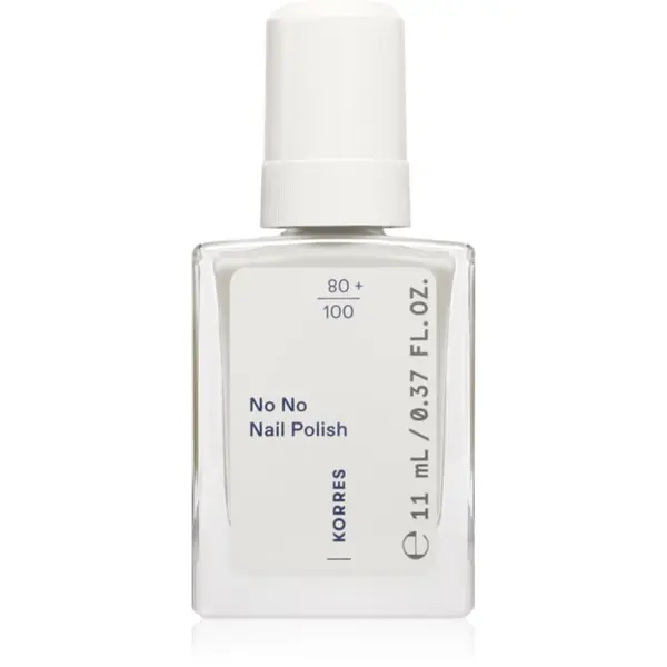 Korres Korres No No Nail Polish подхранващ лак за нокти цвят 02 Milky White 11 мл.