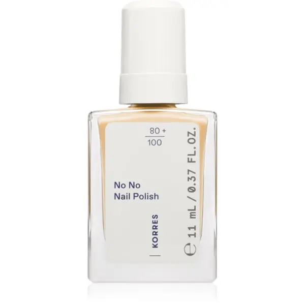 Korres Korres No No Nail Polish подхранващ лак за нокти цвят 32 Pastel Yellow 11 мл.