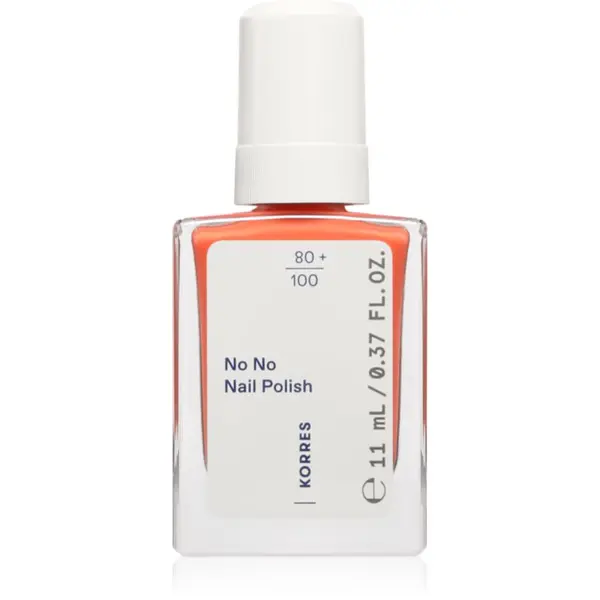 Korres Korres No No Nail Polish подхранващ лак за нокти цвят 43 Summer Peach 11 мл.