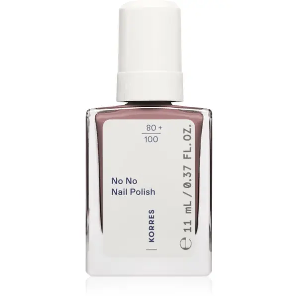 Korres Korres No No Nail Polish подхранващ лак за нокти цвят 66 Prune 11 мл.