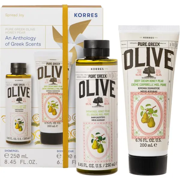 Korres Korres Pure Greek Olive & Honey Pear подаръчен комплект за жени