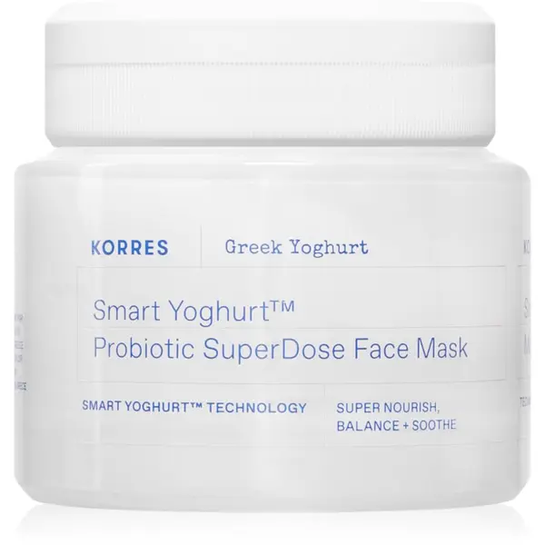 Korres Korres Smart Yoghurt™ Probiotic SuperDose Face Mask освежаваща хидратираща маска с пробиотик 100 мл.