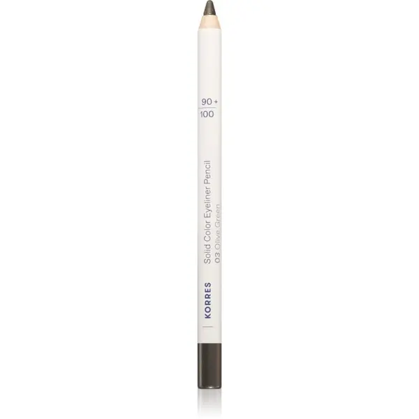 Korres Korres Solid Color Eyeliner Pencil кремообразен молив за очи цвят Olive Green 1.2 гр.