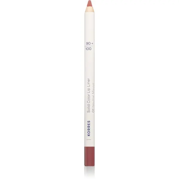 Korres Korres Solid Color Lip Liner молив-контур за устни цвят 01 Neutral Mauve 1.2 гр.