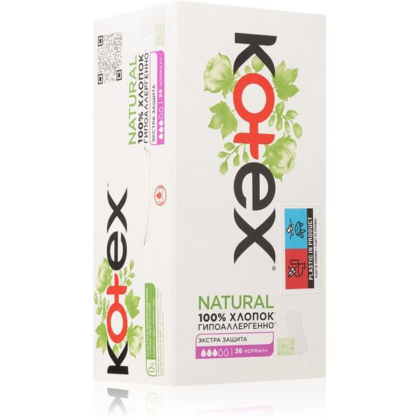 Kotex Kotex Natural Normal+ дамски превръзки 36 бр.