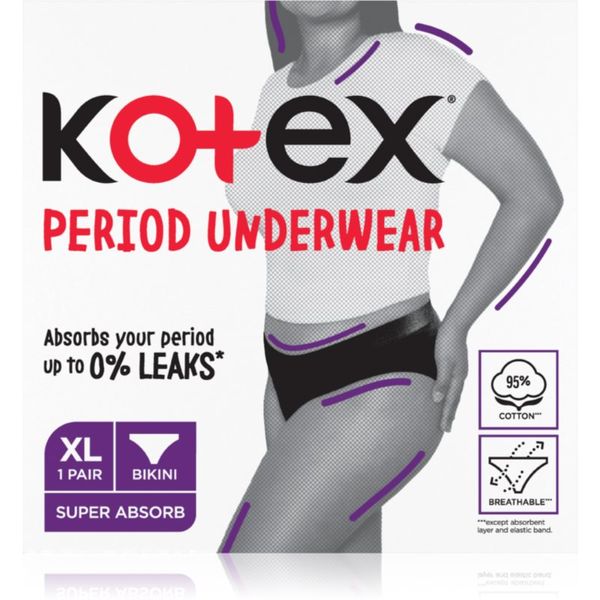 Kotex Kotex Period Underwear Size XL менструално бельо размер XL 1 бр.