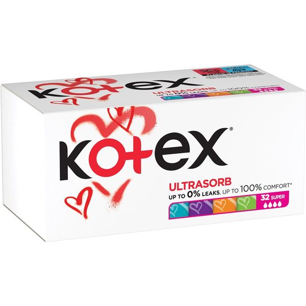 Kotex Kotex UltraSorb Super тампони 32 бр.