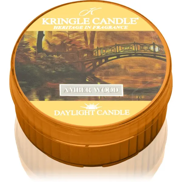 Kringle Candle Kringle Candle Amber Wood чаена свещ 42 гр.