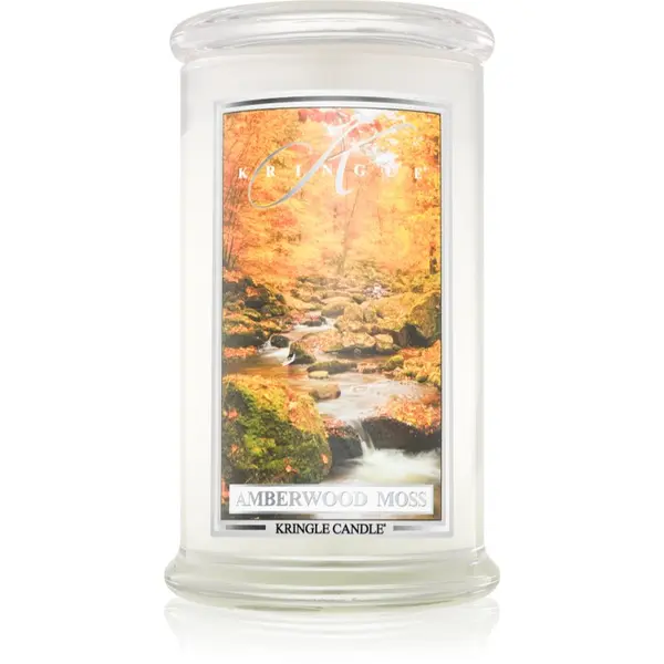 Kringle Candle Kringle Candle Amberwood Moss ароматна свещ 624 гр.