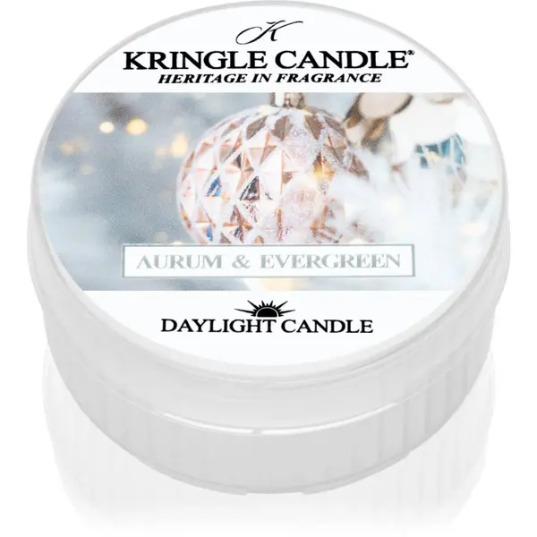 Kringle Candle Kringle Candle Aurum & Evergreen чаена свещ 42 гр.