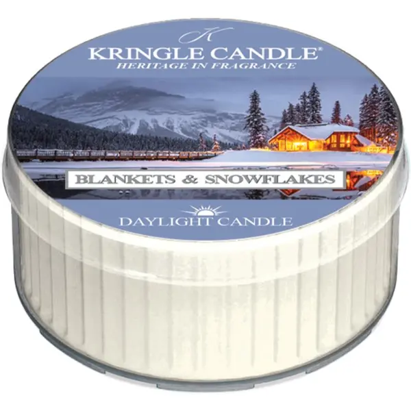 Kringle Candle Kringle Candle Blankets & Snowflakes Daylight DTC ароматна свещ 42 гр.