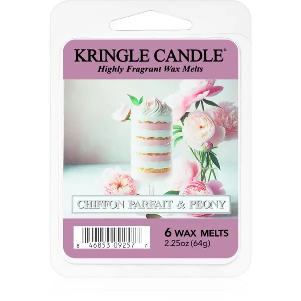 Kringle Candle Kringle Candle Chiffon Parfait & Peony восък за арома-лампа 64 гр.