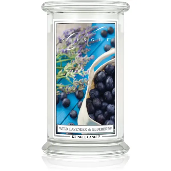 Kringle Candle Kringle Candle Classic Wild Lavender & Blueberry ароматна свещ 623 гр.