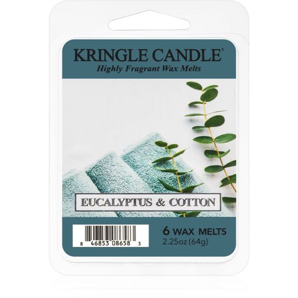 Kringle Candle Kringle Candle Eucalyptus & Cotton восък за арома-лампа 64 гр.