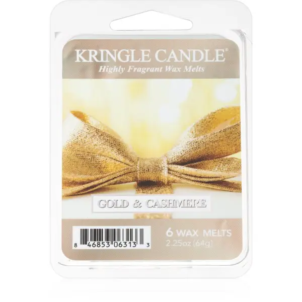 Kringle Candle Kringle Candle Gold & Cashmere восък за арома-лампа 64 гр.