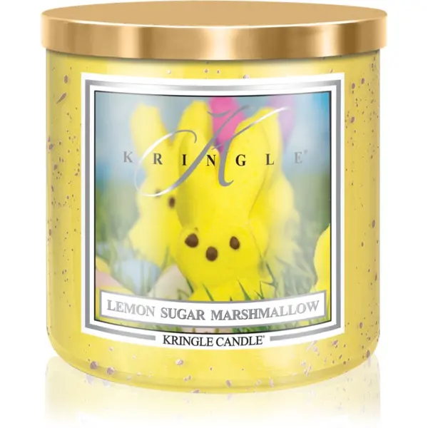 Kringle Candle Kringle Candle Lemon Sugar Marshmallow ароматна свещ 467 гр.
