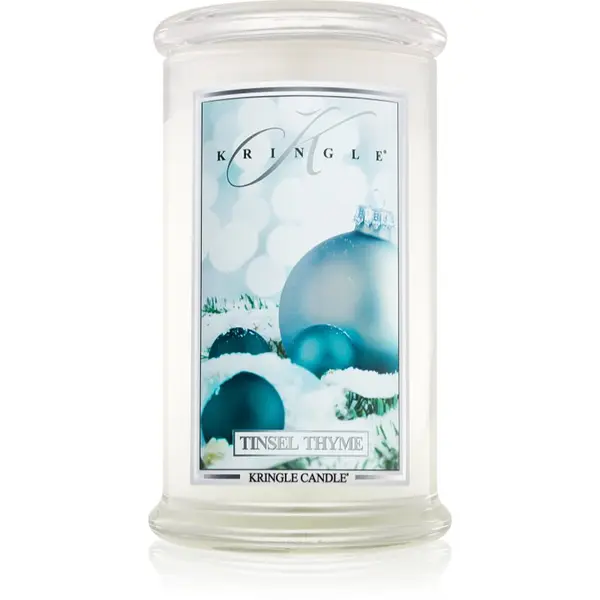 Kringle Candle Kringle Candle Tinsel Thyme ароматна свещ 624 гр.