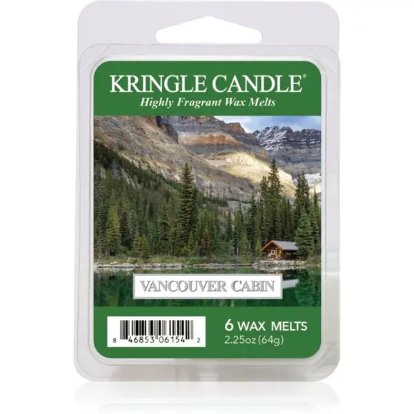 Kringle Candle Kringle Candle Vancouver Cabin 6 Wax Melts ароматна свещ 64 гр.