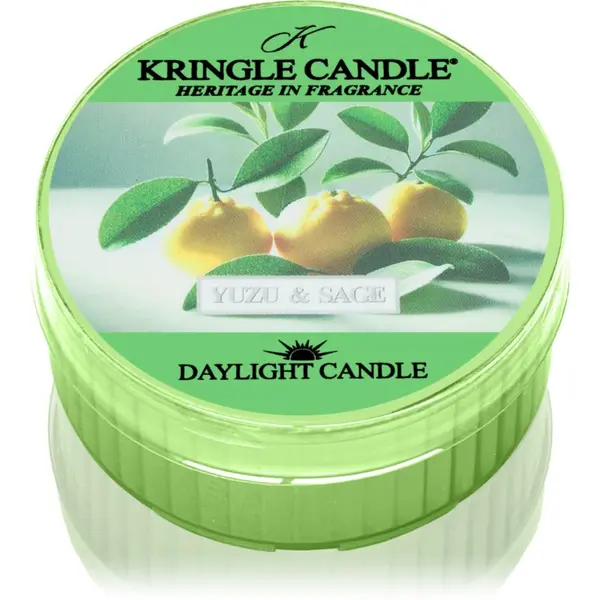 Kringle Candle Kringle Candle Yuzu & Sage чаена свещ 42 гр.