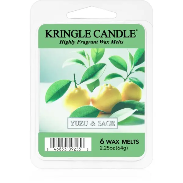 Kringle Candle Kringle Candle Yuzu & Sage восък за арома-лампа 64 гр.