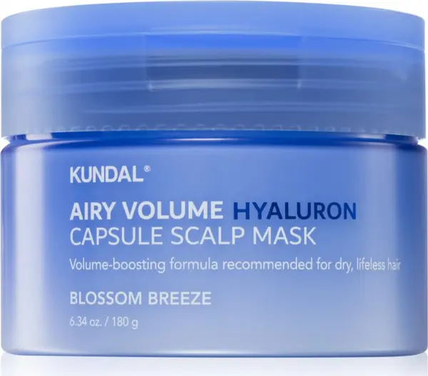 KUNDAL KUNDAL Airy Volume Hyaluron Capsule Scalp Mask грижа за скалпа за обем 180 гр.